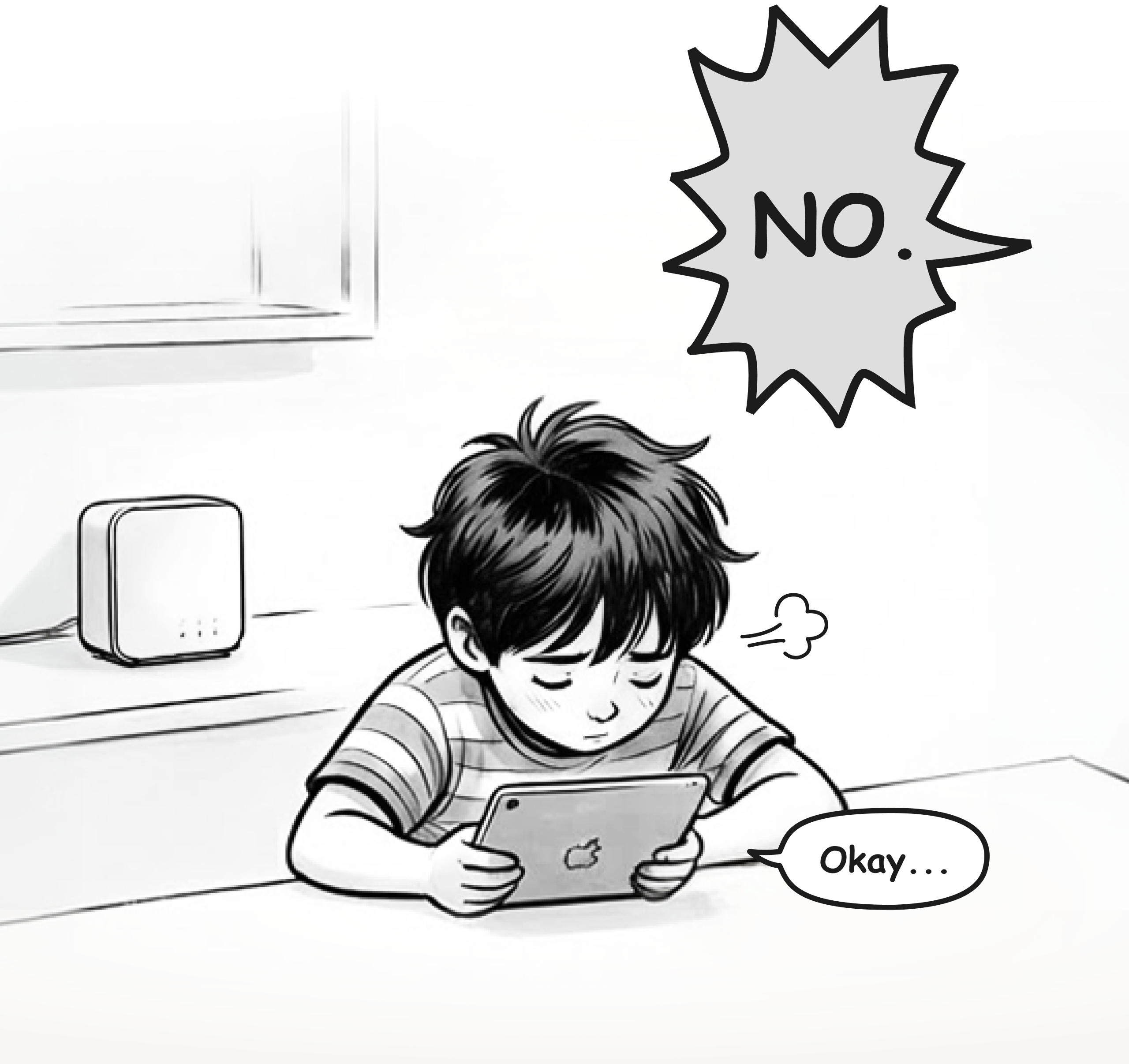 The router enforces the limit without understanding the moment.